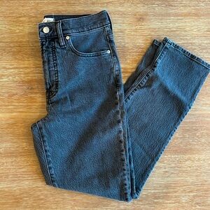 Madewell The Perfect Vintage Jean Black Wash Denim Size 27